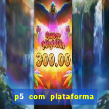 p5 com plataforma de jogos