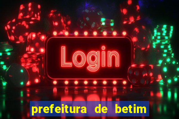 prefeitura de betim - contracheque online