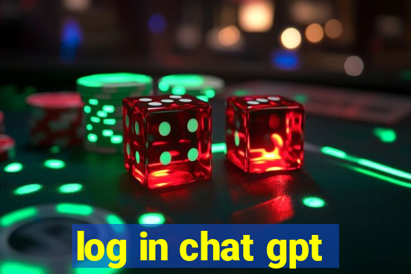 log in chat gpt