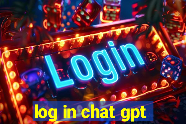 log in chat gpt