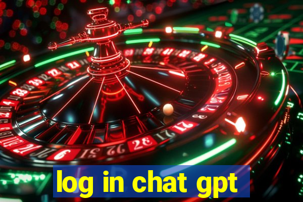 log in chat gpt